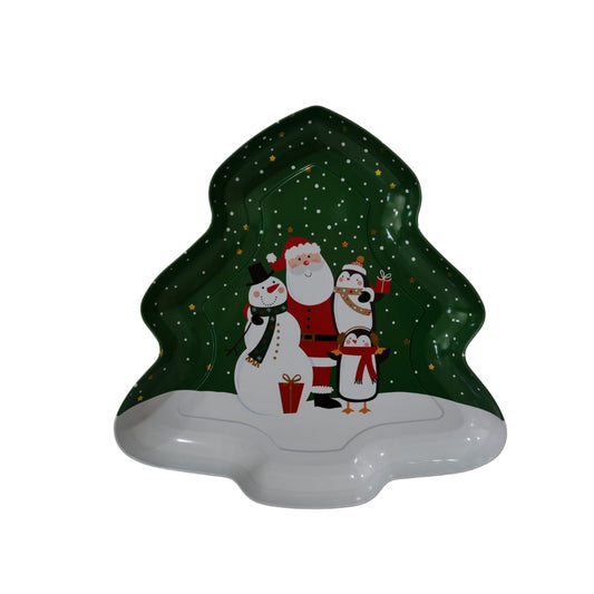 Bandeja Navideña metálica