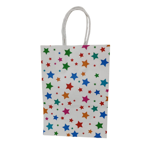 Bolsa de regalo de papel blanco