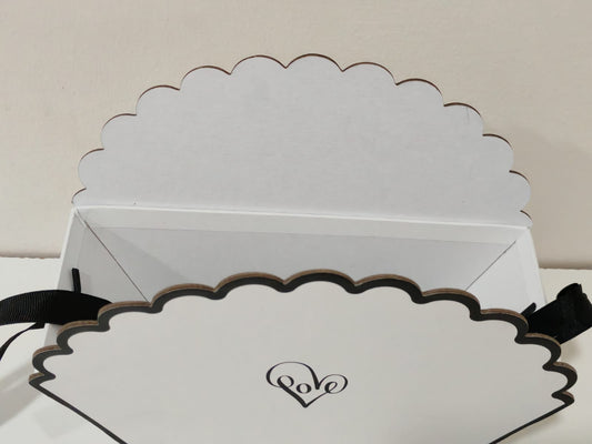 Caja de empaque para flores Abanico