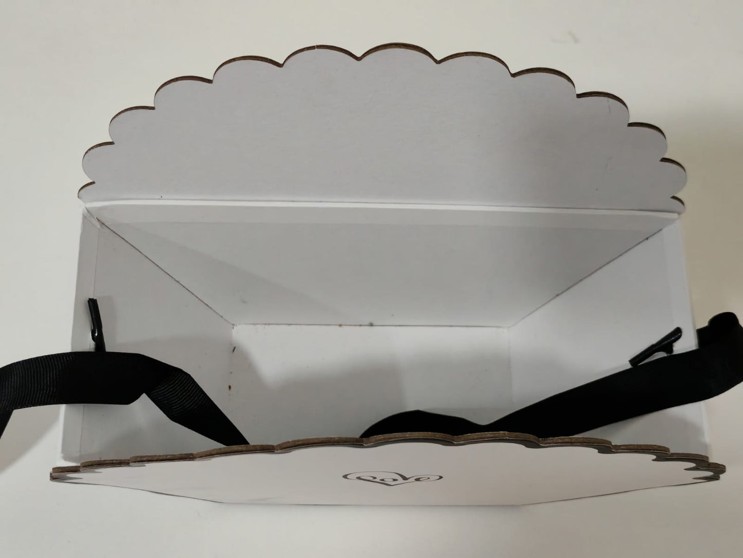 Caja de empaque para flores Abanico