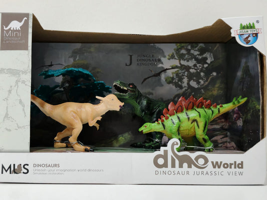 Dinosaurio Vinyl Dino World 2 PCS