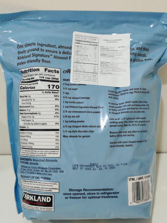 Harina de Almendras -Kirkland-