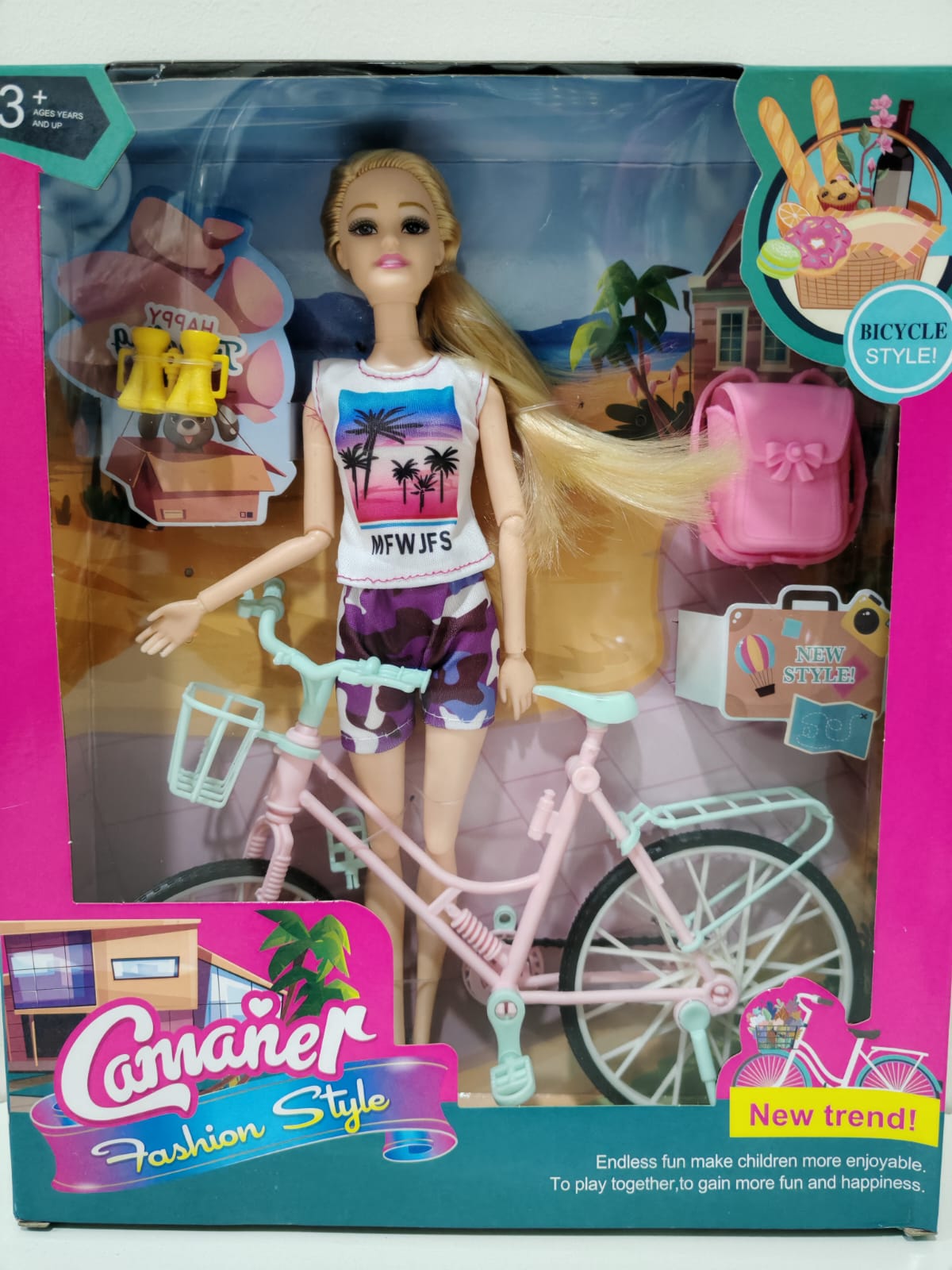 Muñeca 11 Camaner Bicicleta