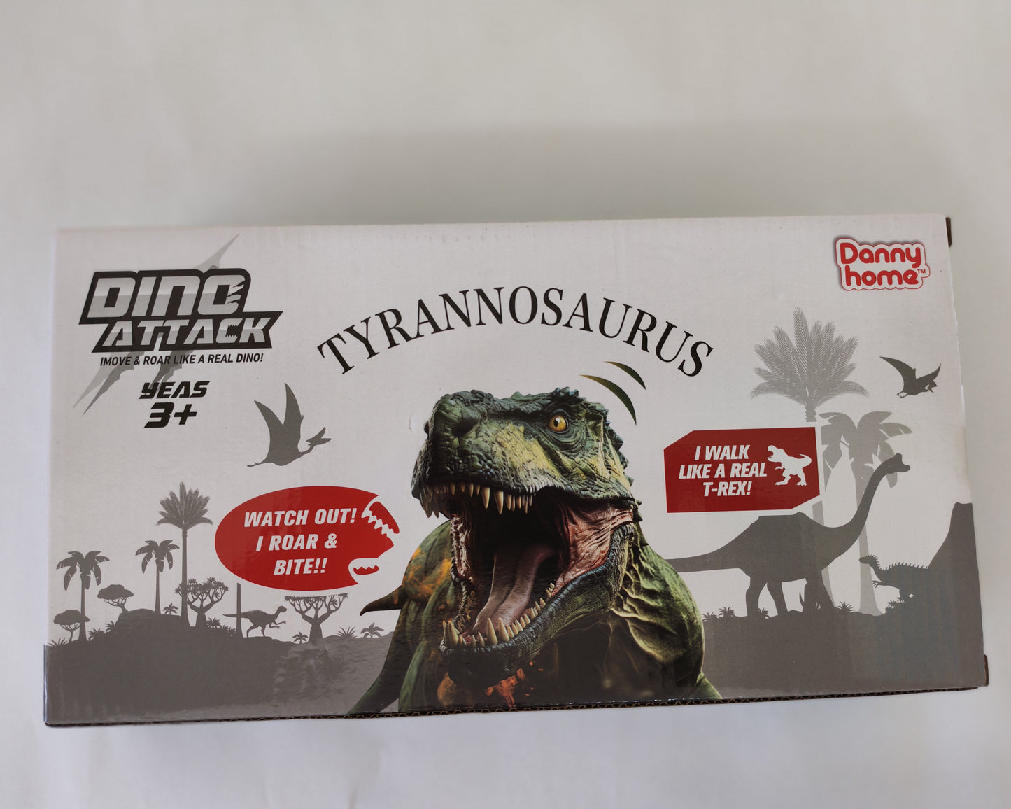 Dinosaurio interactivo con movimiento y sonido