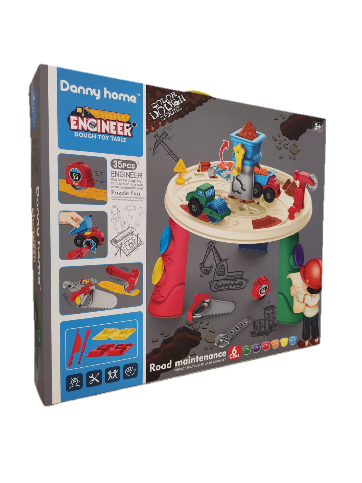 Mesa infantil para juego con plasticina - Ingeniero