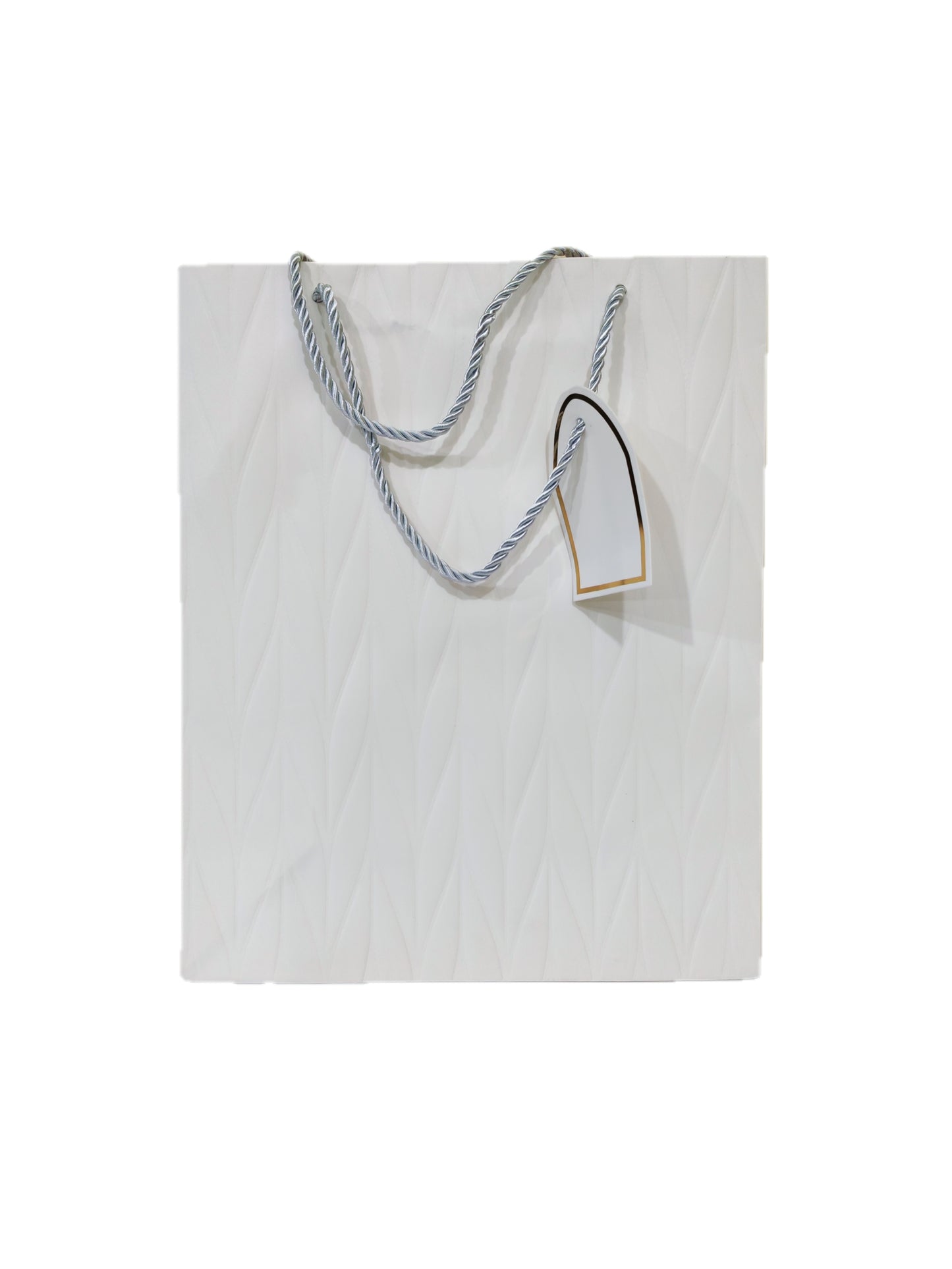 Bolsa de regalo de cartón de 26x32 cm con hojas