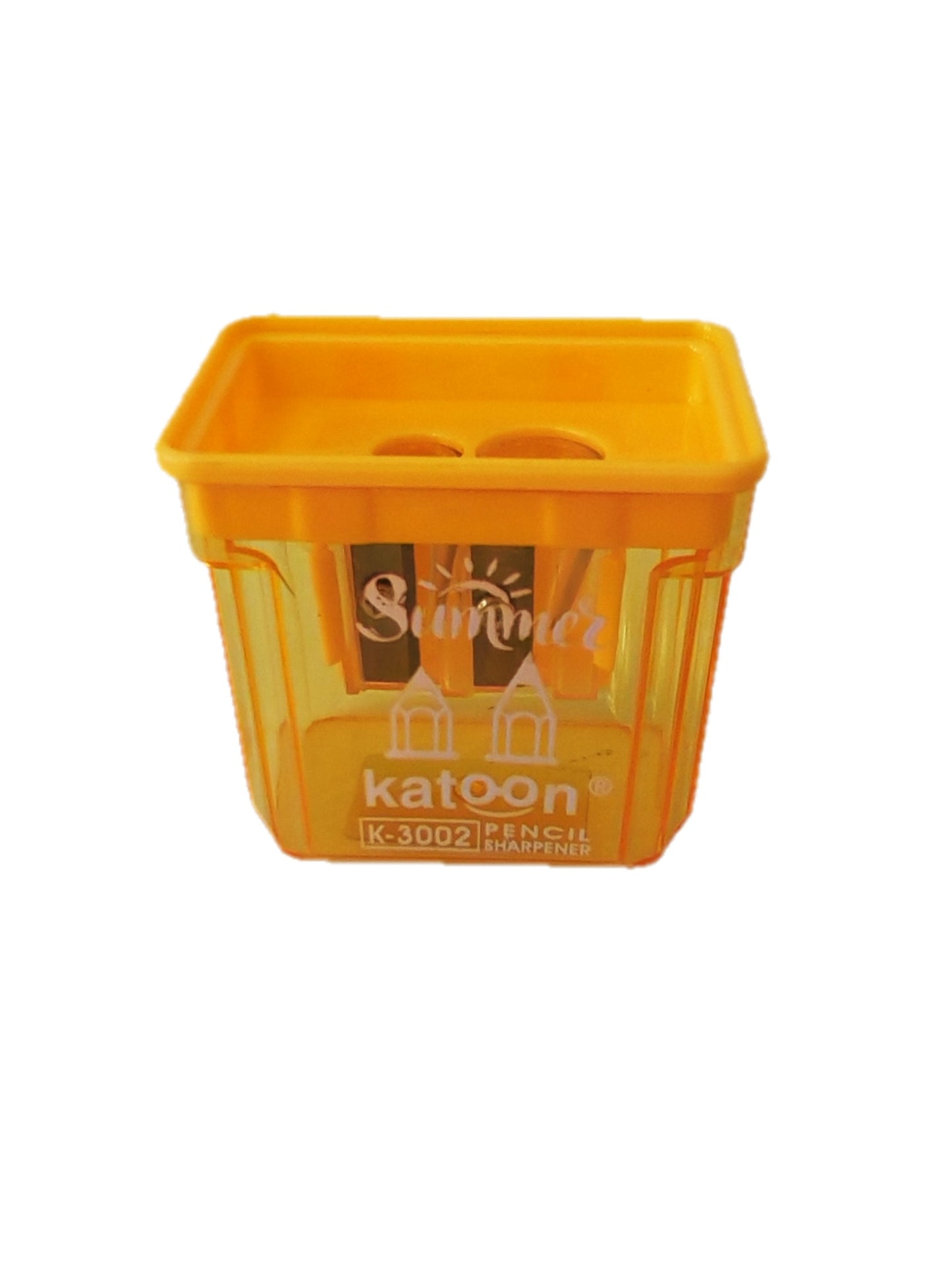 Sacapuntas doble con depósito