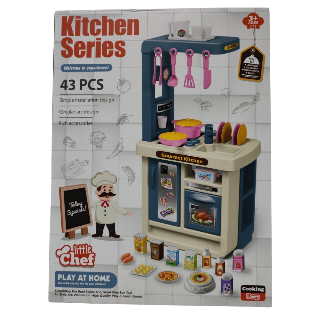 Cocina Rosa verde 43 PCS
