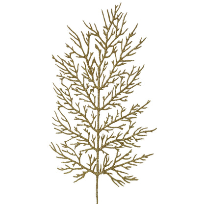 Hoja navideña con diamantina