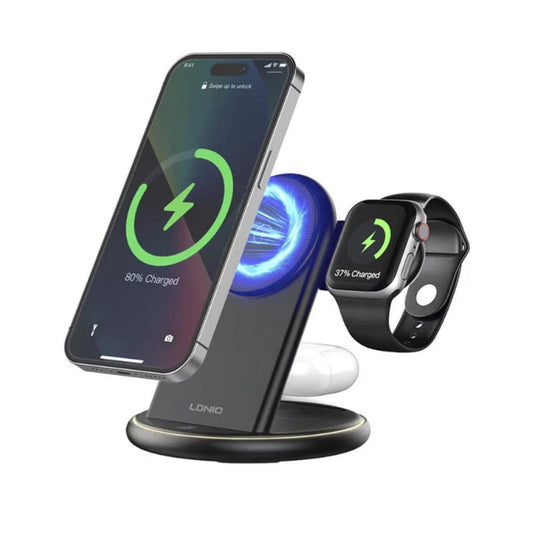 CARGADOR WIRELESS 5 EN 1 -LDNIO-