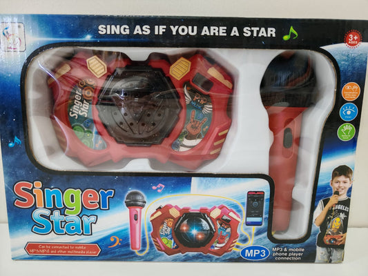 Micrófono con Luz y música (conexión con celular)