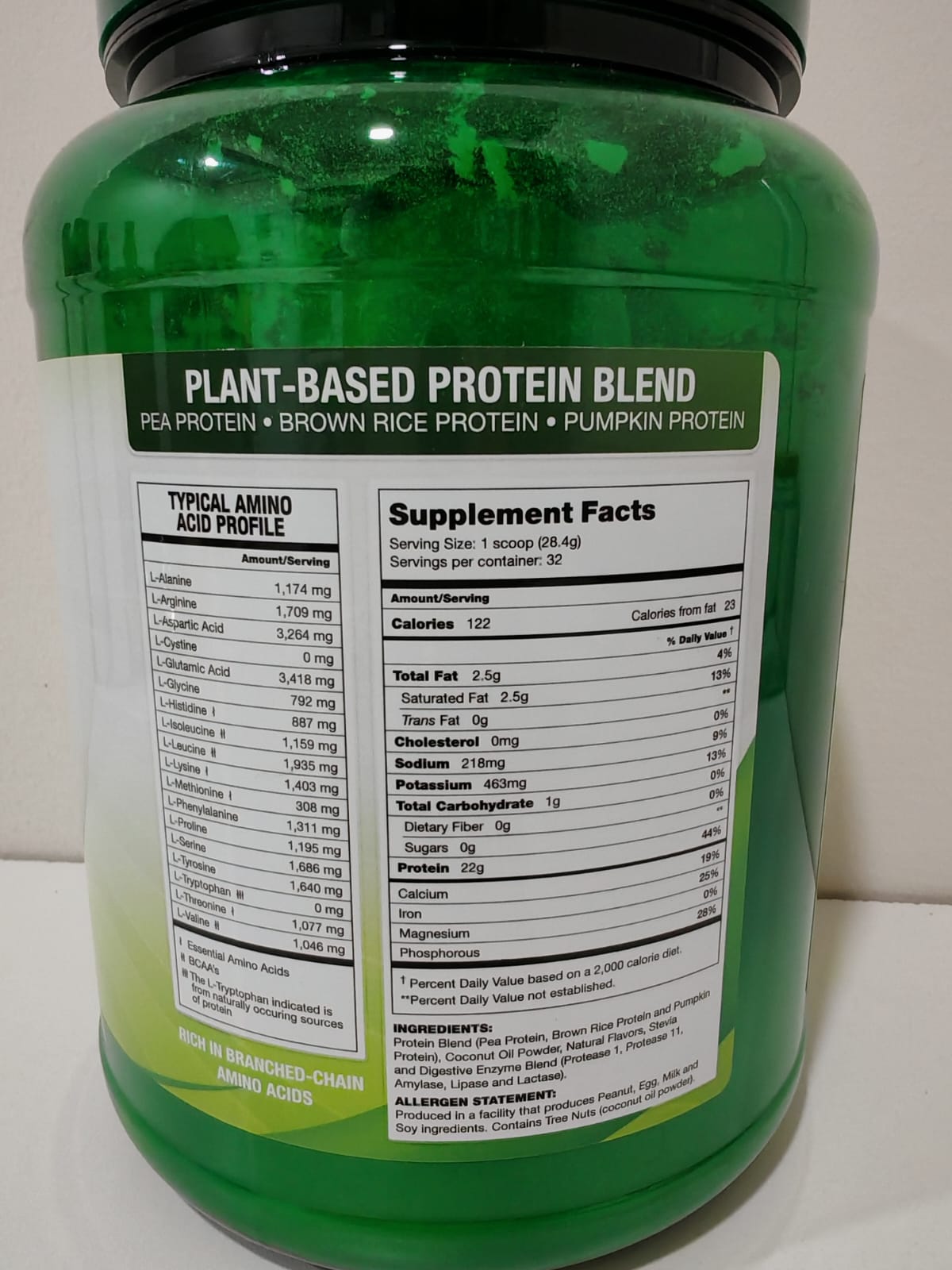 Proteína Vegana Abouttime vainilla