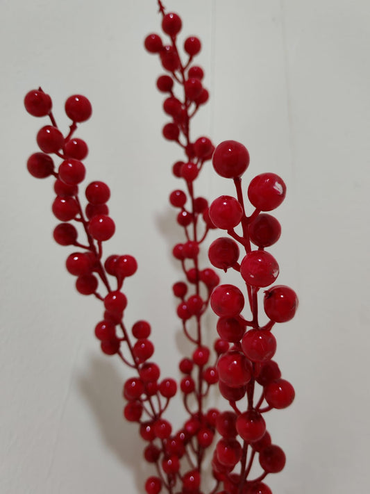 Rama de bolitas navideñas