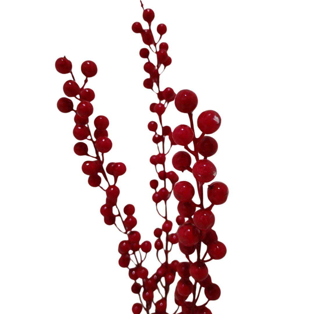 Rama de bolitas navideñas