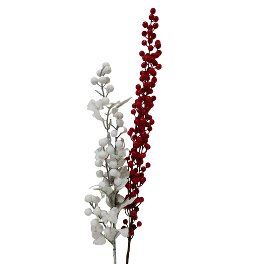 Rama de bolitas navideñas