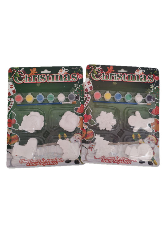 Tablas navideñas para pintar