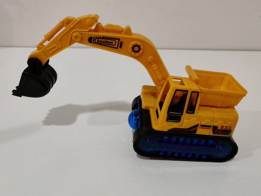 Tractor Bo Excavadora con luz y música