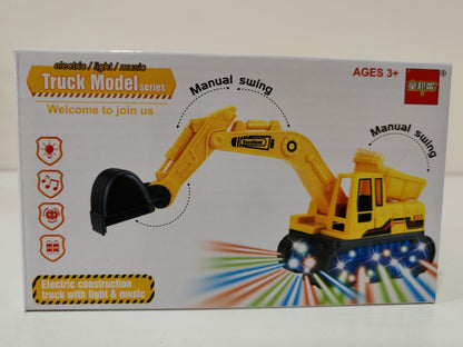 Tractor Bo Excavadora con luz y música