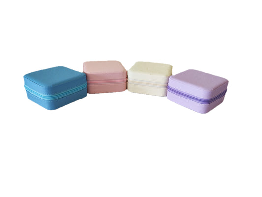 Joyero cuadrado de un piso para dama