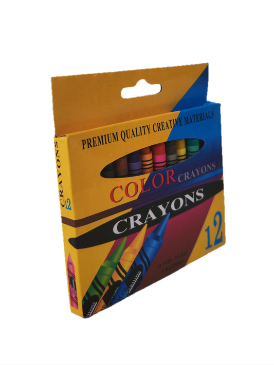 Crayón de cera pequeño 12 colores