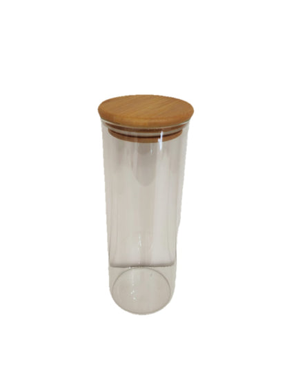 Tarro de vidrio con tapa