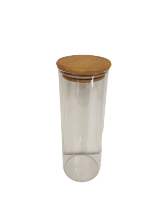 Tarro de vidrio con tapa