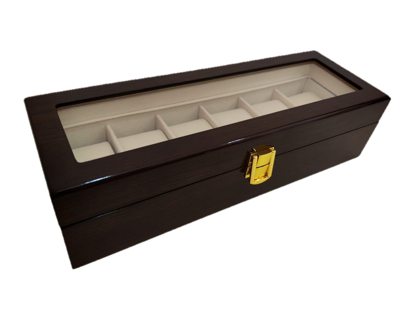 Caja de madera para 6 relojes