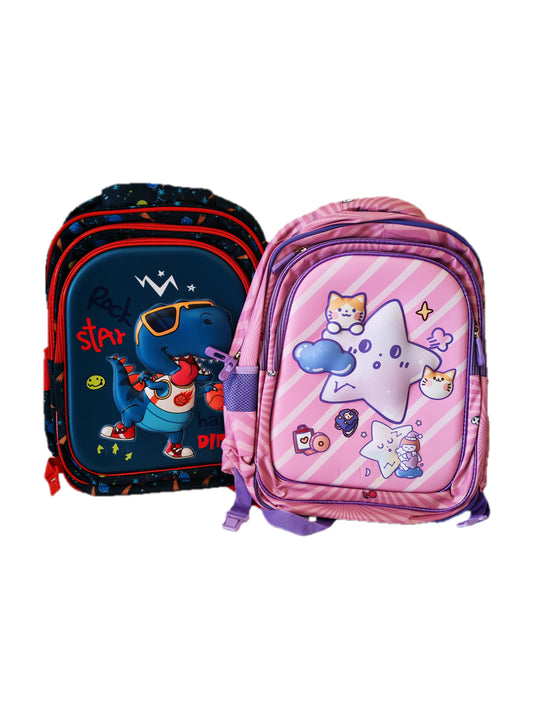 Mochila escolar en 3D