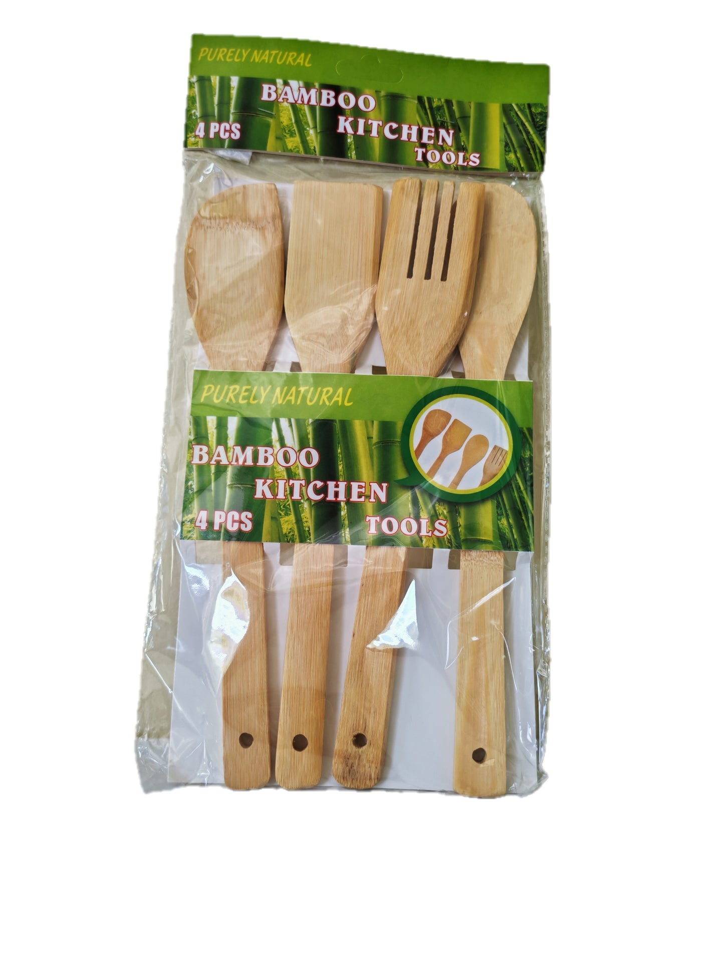 Set de 4 Paletas de Bambú de 28 cm