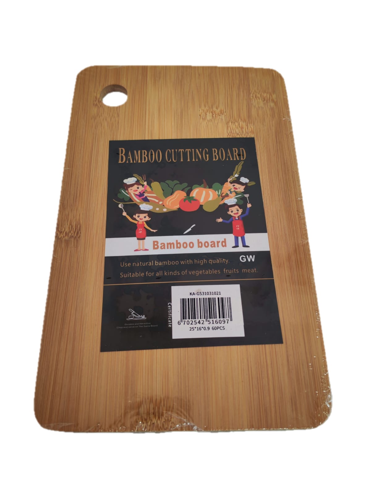 Tabla de Bambú con orificio