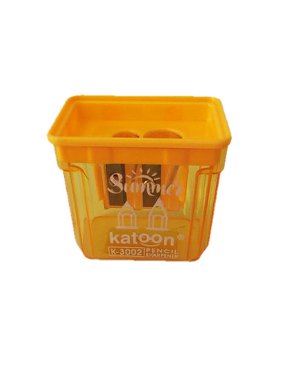 Sacapuntas doble con depósito