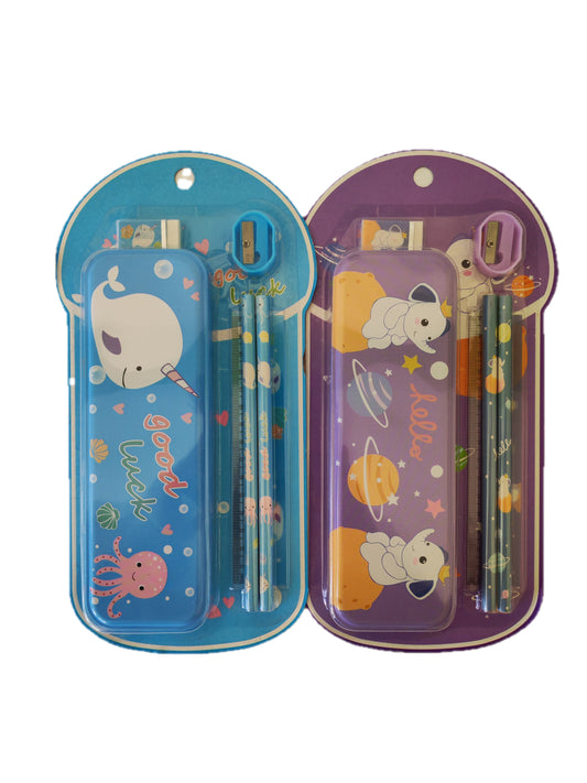 Set escolar estuche blister