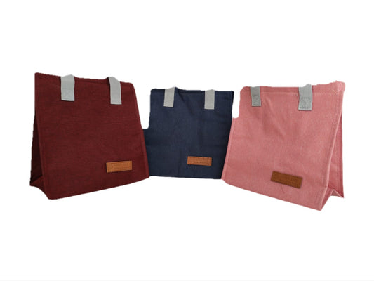 Lonchera tipo lona con aislamiento térmico